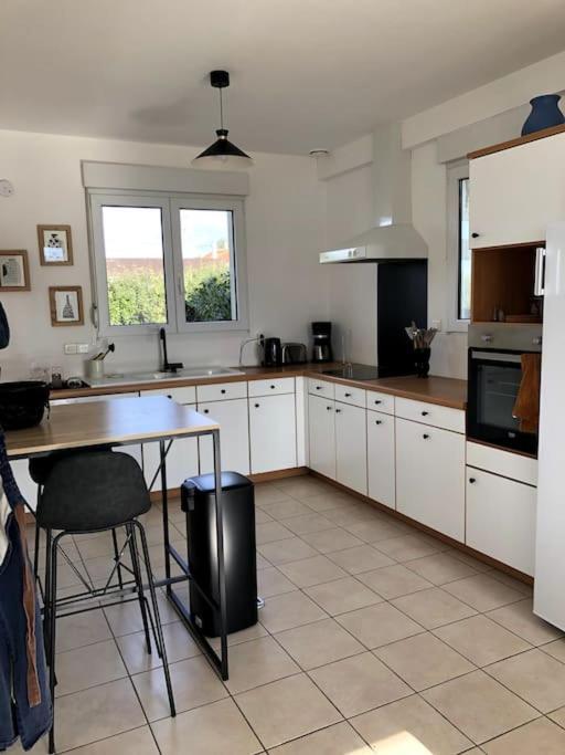 Grande Maison Chaleureuse Avec Vue Mer Imprenable Criel-sur-Mer Buitenkant foto